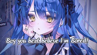 Talia Mar  Bored Sped Up Lyrics 8D Nightcore  USE HEADPHONES 🎧 [upl. by Arrac]