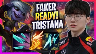 FAKER IS READY TO PLAY TRISTANA  T1 Faker Plays Tristana MID vs Leblanc  Season 2024 [upl. by Niram780]