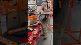 This is BRILLIANT Jeff always brings a good time wherever he goes🤣 homedepot homedepotbucketseat [upl. by Orlosky]