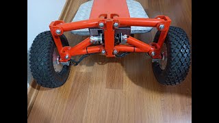 How to make Three Wheel Electric Scooter Tilting Suspension [upl. by Sellers]