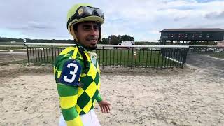 An incredible 4 wins for apprentice jockey Francisco Martinez with Mo Rewards at Parx [upl. by Vanda]