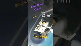 How to tighten Oil Drain Plug without torque wrench Easy⚠️ [upl. by Hekking]