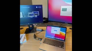 Extended Display Dual Monitor for MacBook Pro M1  Solution under 5000 [upl. by Emmery]