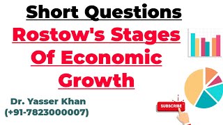 Rostows Stages Of Economic Growth [upl. by Eiramasil]