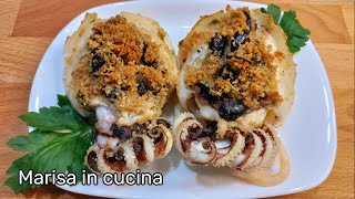 SEPPIE RIPIENE GRATINATE AL FORNO RICETTA PUGLIESE UNA BONTA [upl. by Manas]