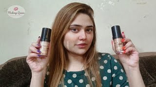 LA Girl Pro Coverage HD Illuminating Foundation Swatches 2022 [upl. by Ocnarfnaig]