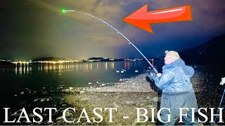 LAST CAST  BIG FISH❗️ Sea Fishing on the Menai Straights Anglesey North Wales 🦈 [upl. by Hamlani]