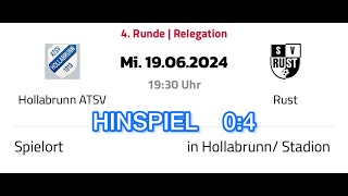 Relegation ATSV Hollabrunn gegen SV Rust [upl. by Dranal46]