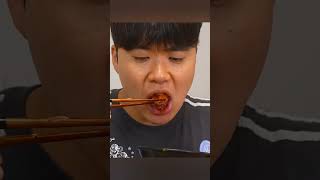 ASMR MUKBANG  RAMYEON amp KIMBAP MUKBANG EATING SOUND shorts [upl. by Woodall]