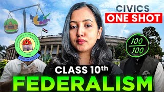 FEDERALISM FULL CHAPTER  CLASS 10 CIVICS  SHUBHAM PATHAK class10 sst socialscience federalism [upl. by Ycnan]