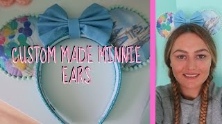 CUSTOM MADE DISNEY MINNIE EARS [upl. by Keener758]