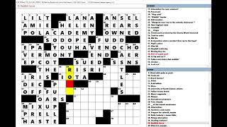 Los Angeles Times LAT Crossword Puzzle 07262024 [upl. by Naut]