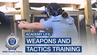 Academy Life Weapons and Tactics Training  NSW Police Force [upl. by Wisnicki551]