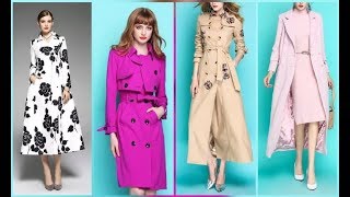 МОДНЫЕ ПЛАЩИ ОСЕНЬЗИМА 2019 Plashlar fasonlari Тренчи Trench Coat Lookbook [upl. by Ehud762]