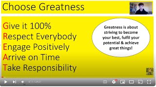 GREATNESS IS A CHOICE  MOTIVATION FOR STUDENTS [upl. by Ubana]