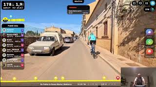 Rouvy cycling  Sa Pobla to Santa Maria  Mallorca [upl. by Einnus]