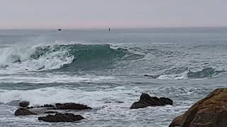 🇫🇷 Grande marée à SaintGuénolé 21 mars 2019  coef111 Bretagne Finistère Penmarch France [upl. by Ileana]