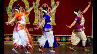 Madhuvanthi Thillana in Kuchipudi [upl. by Ezirtaeb]