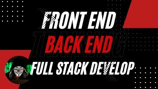 Penjelasan front end dan back end  full stack developer [upl. by Abigale746]