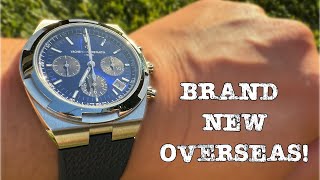 My First VC Blue Dial Vacheron Constantin Overseas Chrono 5520V [upl. by Namdor950]