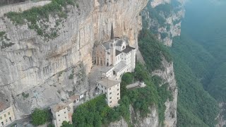 Stunning Church Built On Steep Mountainside [upl. by Lari]