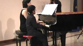 Aga plays Rumba by Gerard Hengeveld for 1 piano 4 hands [upl. by Ondrea]