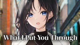 Nightcore  What I Put You Through Lyrics Conor Maynard [upl. by Ruiz]