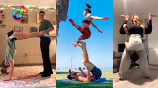 Upside Down Diana Ross Gymnastics Challenge TikTok Compilation flexibility upsidedown [upl. by Yraeht]