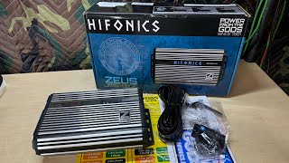 Hifonics Zeus ZRX12161D V2 Overview and Amp Dyno [upl. by Ardaid107]