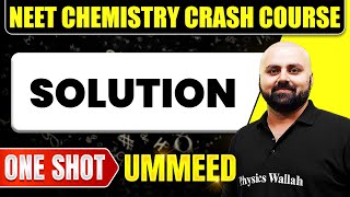 SOLUTION in 1 Shot All Concepts Tricks amp PYQs  NEET Crash Course  Ummeed [upl. by Bobina]