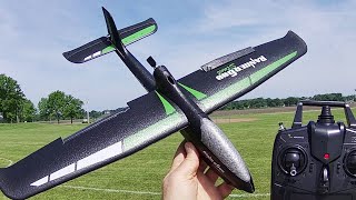 VolantexRC Ranger 600 Stunt Four Channel RC Plane Flight Test Review [upl. by Kronfeld199]