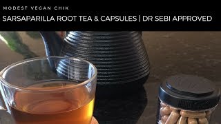 Sarsaparilla Root Herbal Tea amp Capsules  Dr Sebi Approved [upl. by Doig]