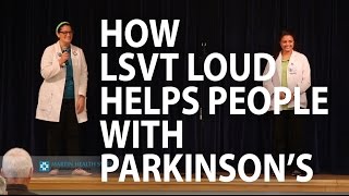 Demonstration How LSVT LOUD helps people with Parkinsons Disease [upl. by Nnagrom]