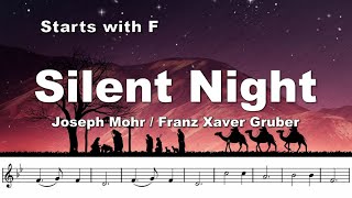 Silent night A classic Bb trumpet Christmas play along With a beautiful piano accompaniment [upl. by Telracs883]