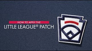 How to Apply the Little League Patch [upl. by Hayila458]