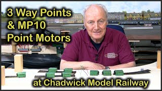 PECO 3 WAY POINTS amp MP10 POINT MOTORS at Chadwick Model Railway  218 [upl. by Nahaj]