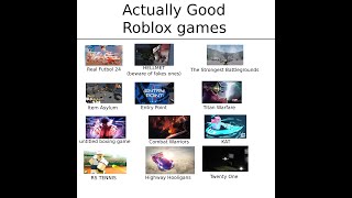 Actually GOOD Roblox Games [upl. by Angadreme]