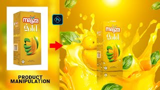 Creative Product Manipulation in Photoshop Advertising Design Photoshop tutorial [upl. by Oswell]