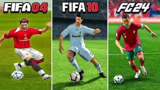 Scoring an INSANE Goal With Ronaldo In Every FIFA 0424 [upl. by Roscoe]