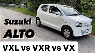 Difference Between Suzuki Alto VXL Vs VXR Vs VX 2021 [upl. by Augustus784]