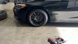 11TH GEN HONDA CIVIC SI REVIEW amp EIBACH LOWERING SPRINGS [upl. by Semadar]