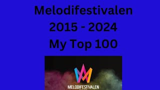 Melfest 2015  2024 My Top 100 [upl. by Rexer]