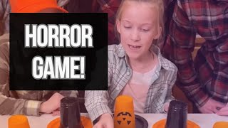 Family play funny Halloween egg roulette string pulling game🎃😂😆 [upl. by Rossner]