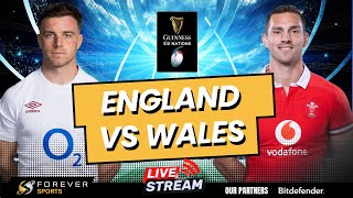 ENGLAND VS WALES LIVE  Six Nations Live Commentary amp Watchalong [upl. by Kinsley]