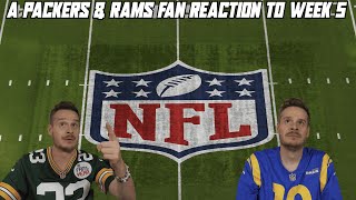 A Packers amp Rams Fan Reaction to NFL Week 5 [upl. by Nnyrb]