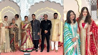 Bachchan Family Arrives at Anant Ambani Wedding Aishwarya rai bachchan came with her daughter [upl. by Amrac]