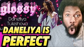 DANELIYA TULESHOVA  GLOSSY live You Show 2021 REACTION VIDEO [upl. by Ttemme395]