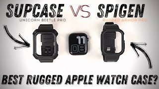 Best Apple Watch Case in 2021 Spigen Rugged Armor Pro VS SUPCASE Unicorn Beetle Pro [upl. by Victoria]