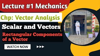 Scalar and Vectors Rectangular Components of a Vector by CGPA Genius [upl. by Glenda]