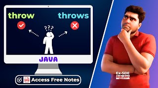 🔥 Understand when to use throw vs throws in Java Full Simple Tutorial [upl. by Rhoades]